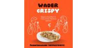 Wader Crispy memiliki rasa yg gurih, tekstur yang renyah dan tanpa bahan pengawet.