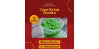 Tape Ketan Pandan dengan rasa manis dan aroma khas